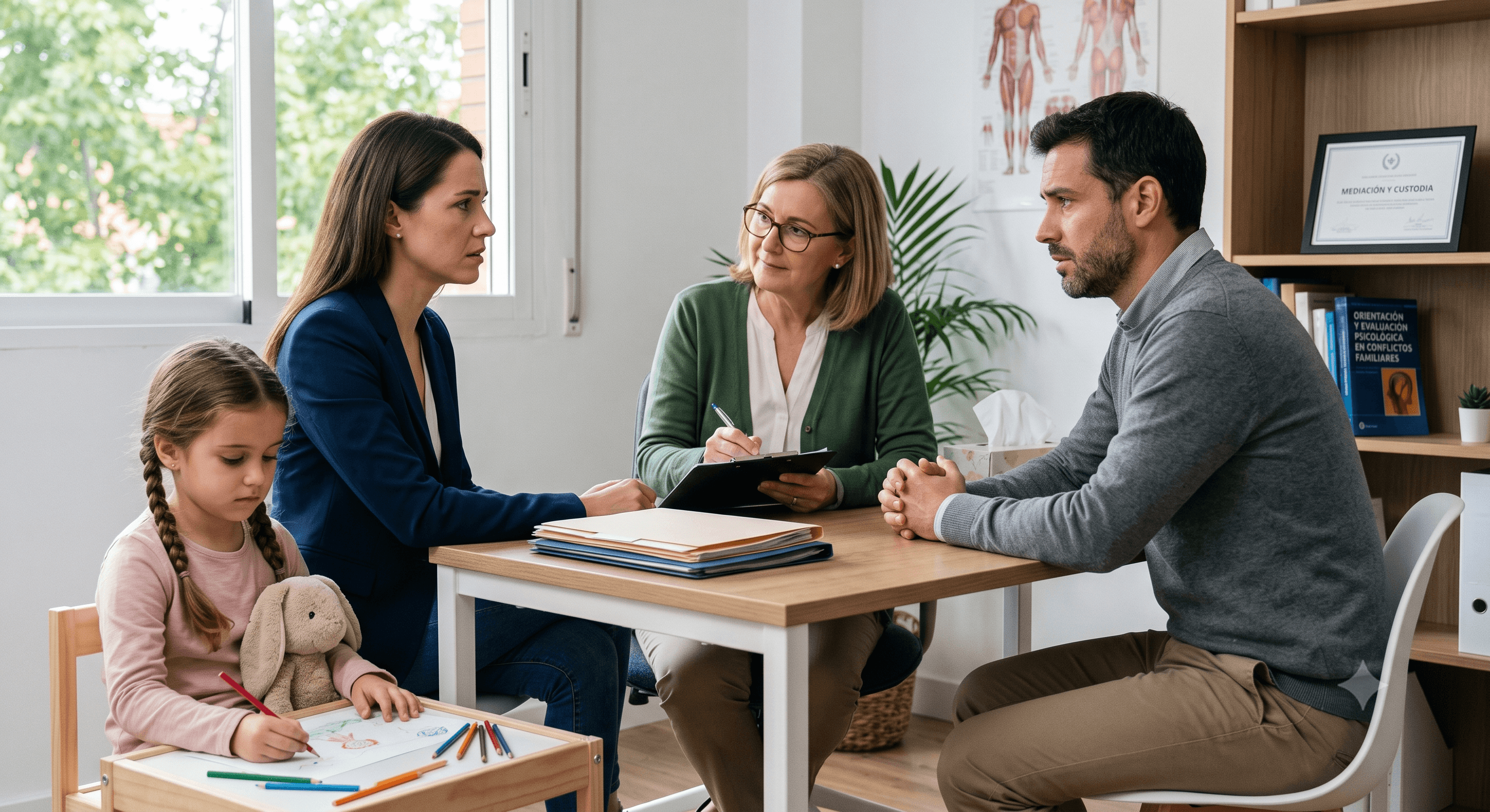 Problemas familiares, separación y custodia